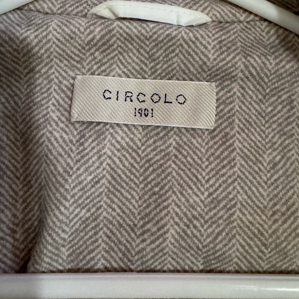 Circle 1901 Classic Women's Gray Blazer in size UK 10 - Picture 4 of 12